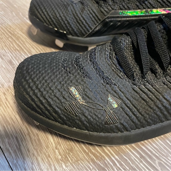 Under Armour Harper lll Low Baseball Cleats Black Men’s Size 7.5 - Picture 6 of 8